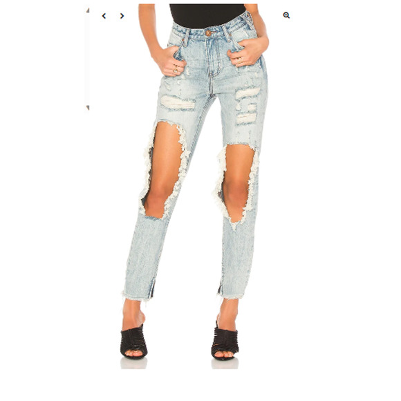 New NWT One X One Teaspoon Freebirds Low Waist Rigid Skinny 7/8 Length Size 28 - Picture 2 of 14